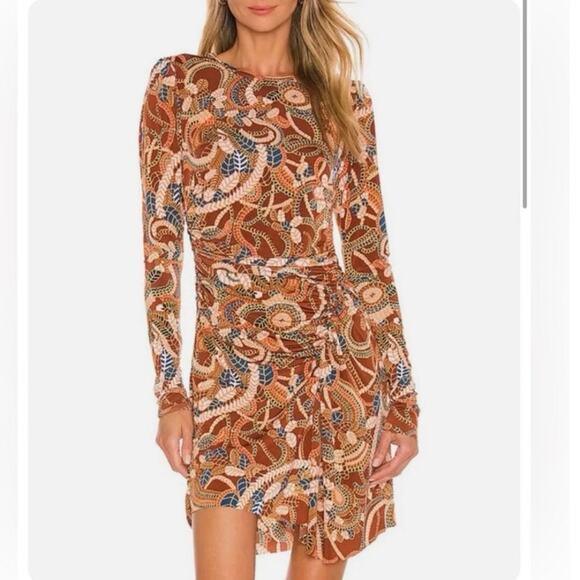 A.L.C. Dresses & Skirts - A.L.C Ginger Combo Paisley Maryn Mini Dress Size XS